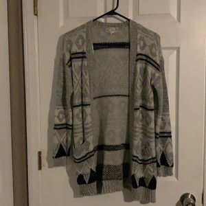 Small, grey cardigan